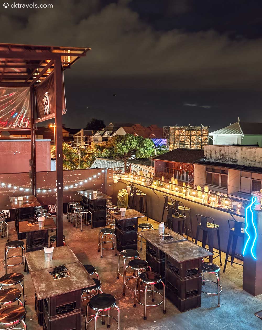 Wind n Wide cnx. Seoul High rooftop bar Chiang Mai