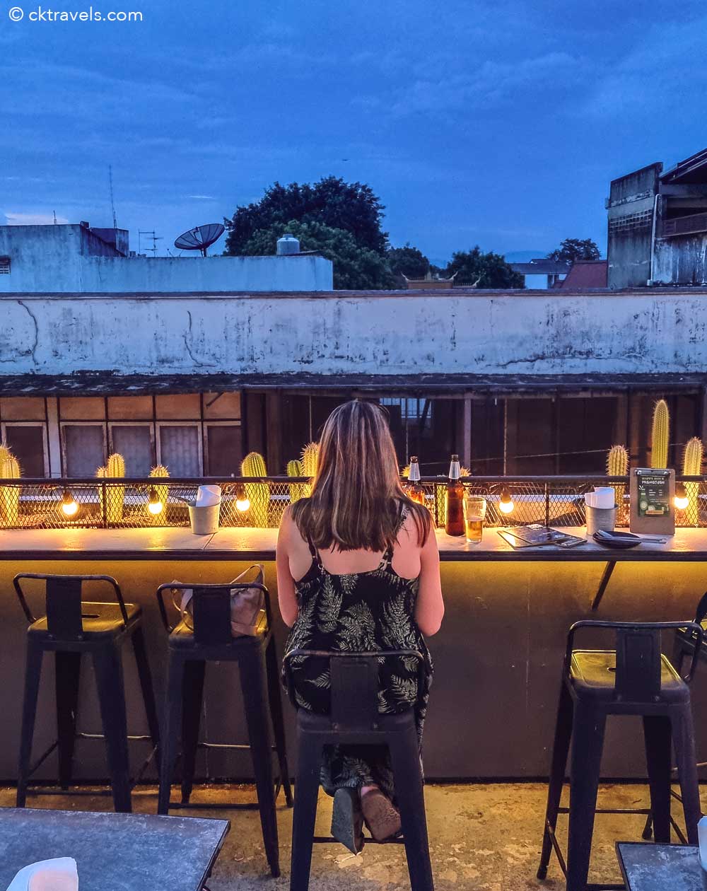 Wind n Wide cnx. Seoul High rooftop bar Chiang Mai