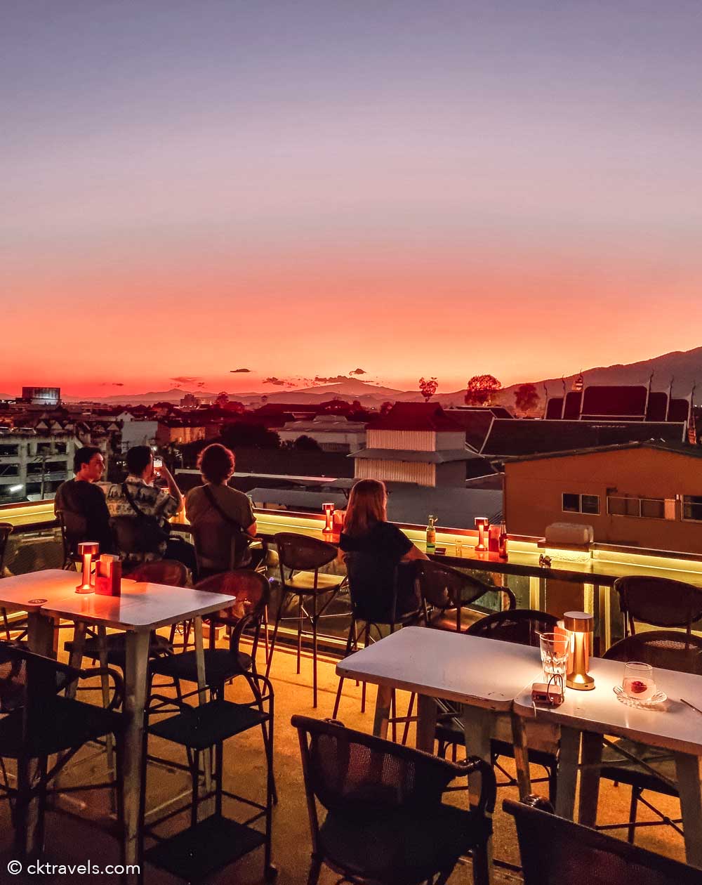 Thapae Grill rooftop bar Chiang Mai