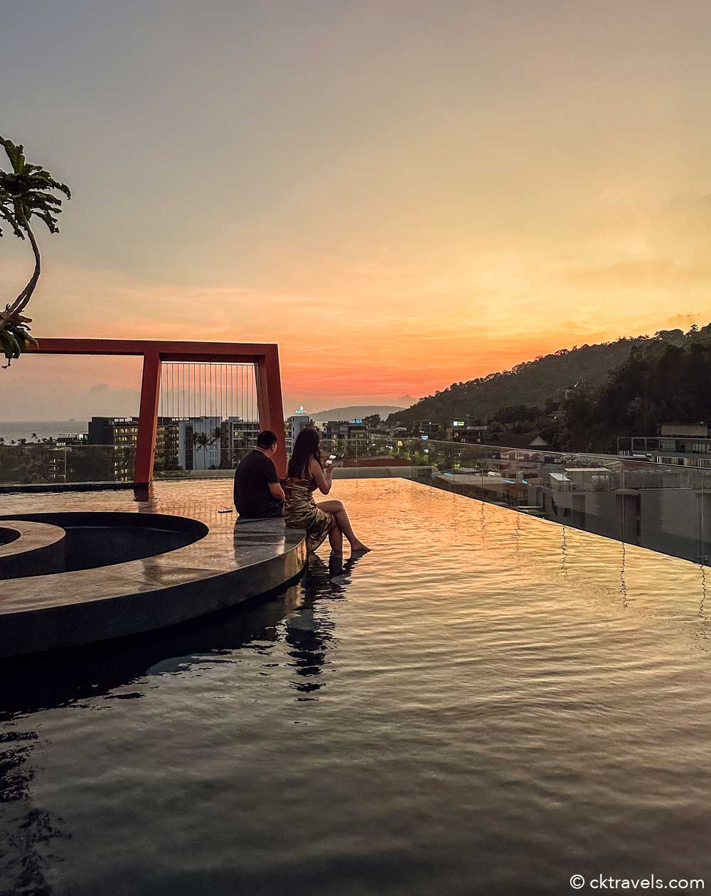 Hotel Adam Krabi Ao Nang Thailand rooftop pool
