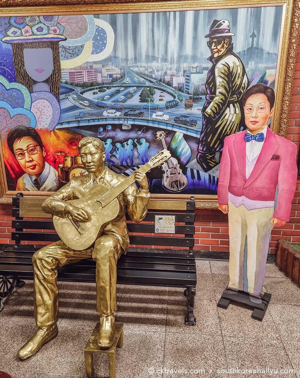 The South Korean Elvis Statue at Samgakji Station