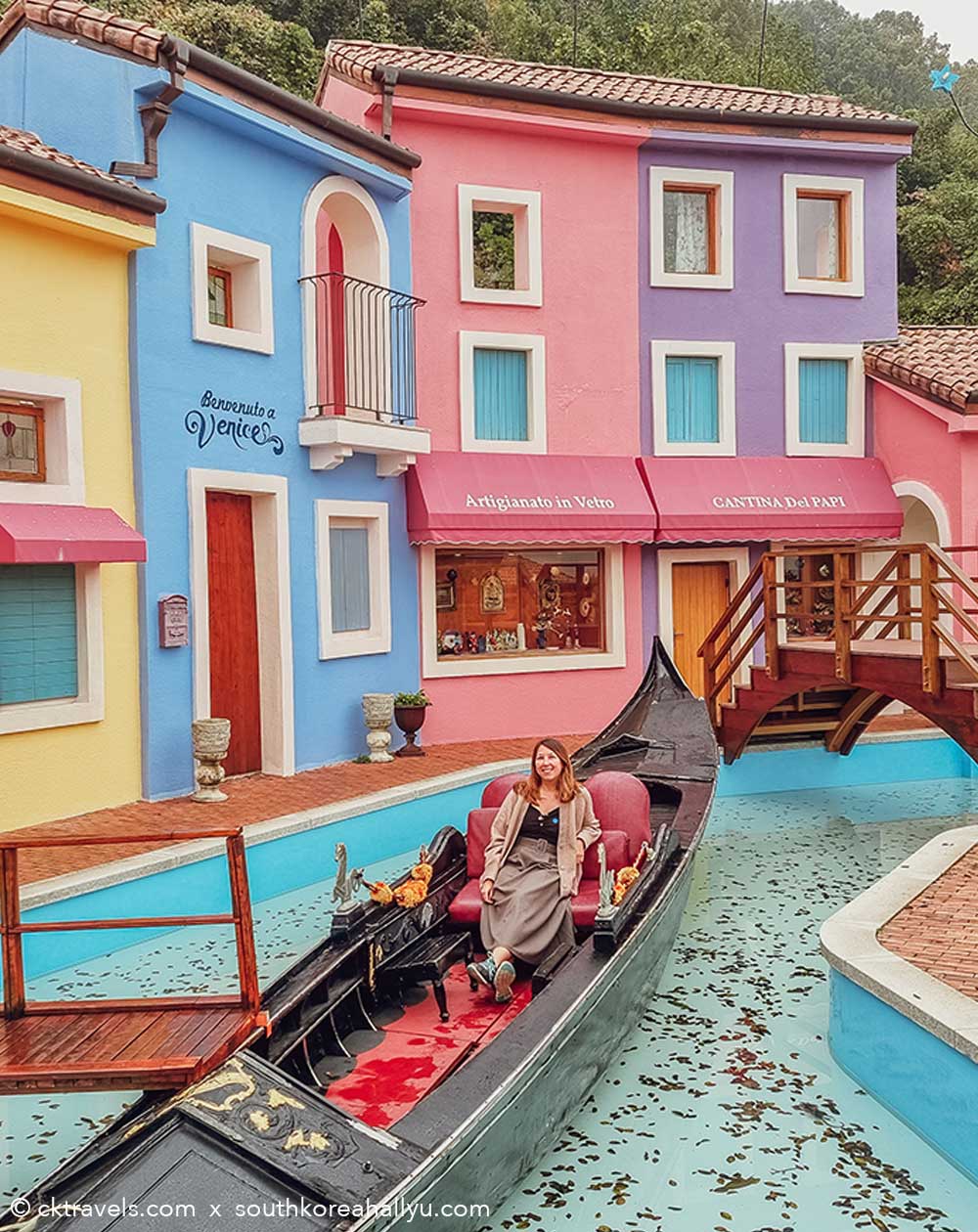 Seoul’s Italian Village and Petite France - venice gondola